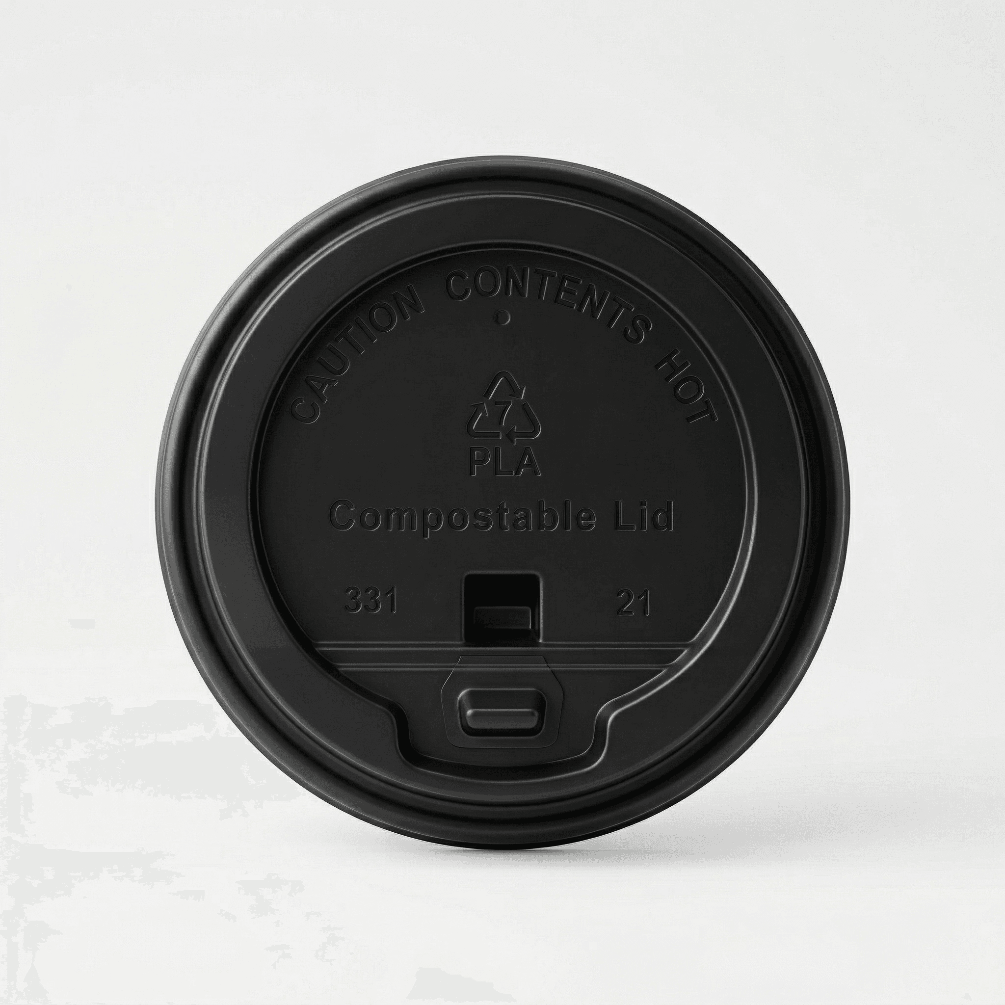 Black PLA eco lid