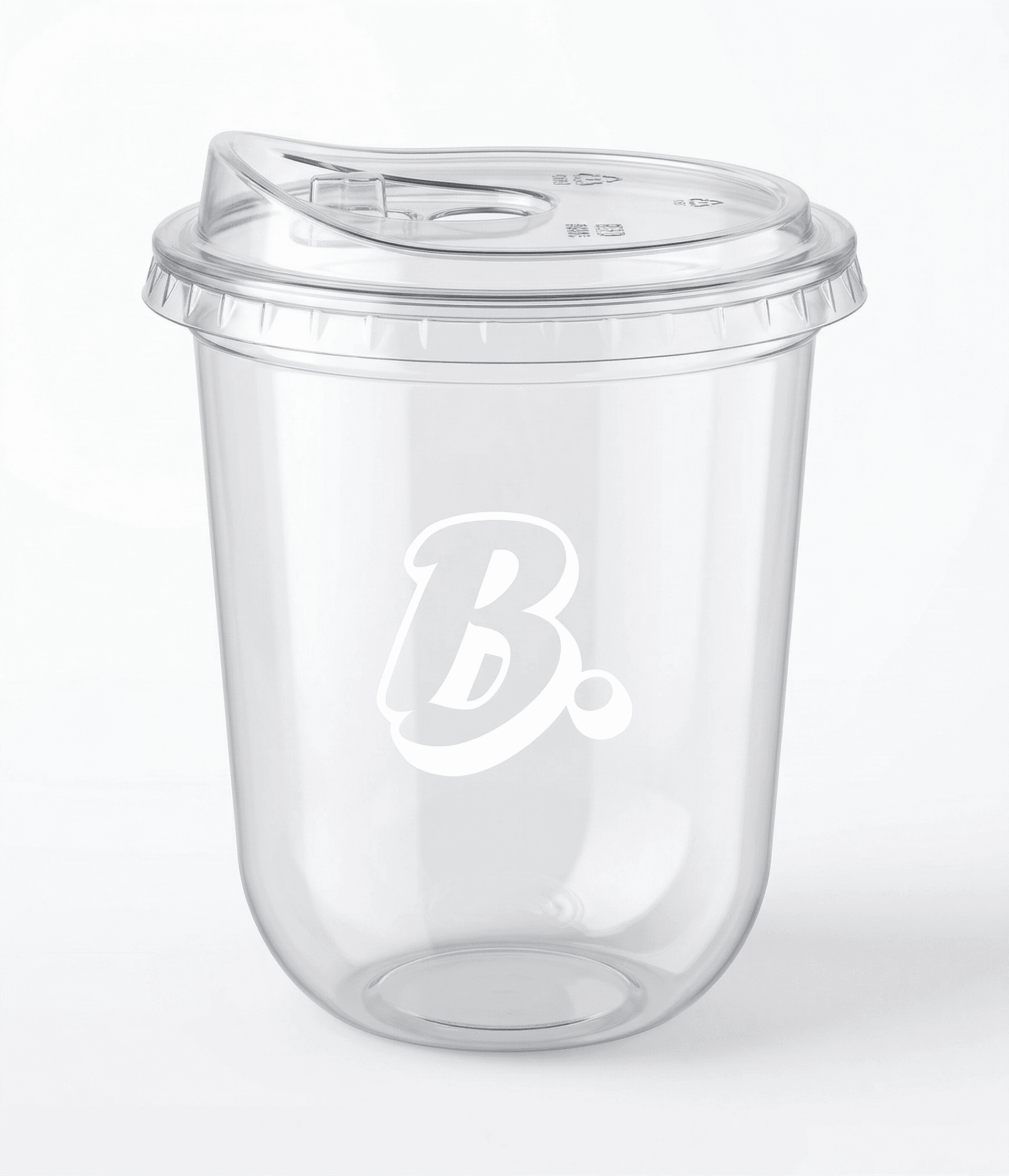 Modern U-shape clear cup