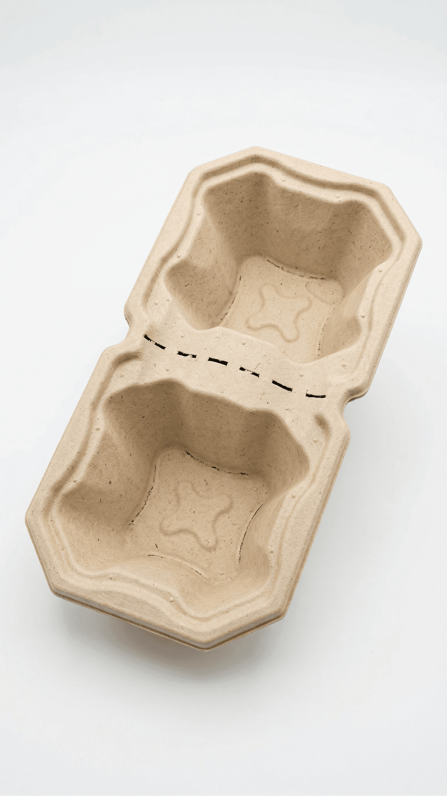 Detachable two-cup carrier product